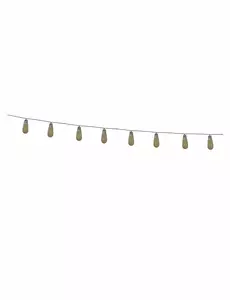 Skummel 240 cm Halloween lyslenke med lyd