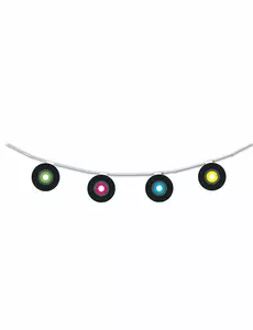 3.20 m flame retardant vinyl paper garland