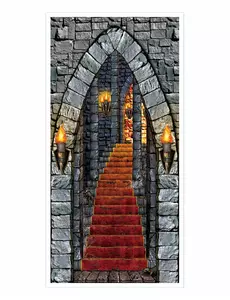 Dekorasjon av slottsdør 76 x 152 cm