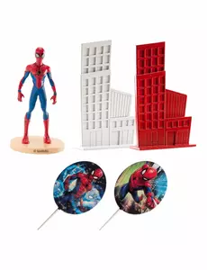 Spiderman kakedekorasjonssett 8 cm