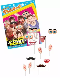 Giant photobooth kit 12 accessories