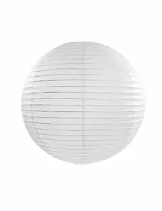 Hvit japansk lykt 25 cm
