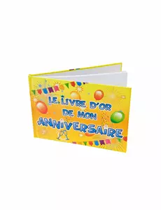 Fiesta bursdagsgjestebok 21,5 x 15,5 cm
