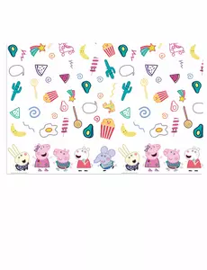 Peppa Gris plastduk 120 x 180 cm