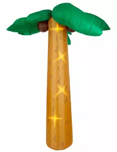 Kjempestor oppblåsbar palme med lys 270 cm