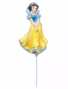 Liten Snøhvit folieballong 19 x 34 cm