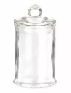 Liten glassgodteriboks 12 x 5 cm