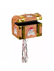 Piratskattekiste Piñata 30 x 32 x 22 cm