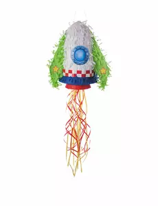 Rakettpiñata 45 x 32 x 15 cm
