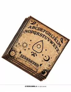 20 Ouija-papirservietter 33 x 33 cm
