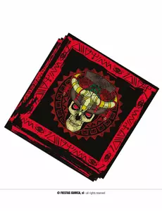 20 Voodoo-papirservietter 33 x 33 cm