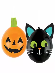 2 DIY Halloween Venner lateksballonger 30 cm