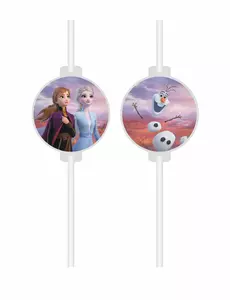 4 Frozen 2 papp medaljongsugerør