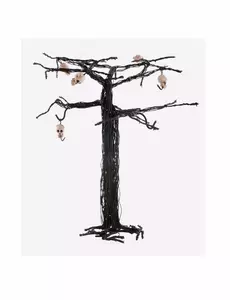 Halloween-tre med hodeskaller 28 cm