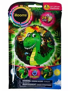 Illooms® LED-dragefolieballong 50 cm
