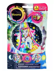 Illooms® LED-enhjørningsfolieballong 50 cm