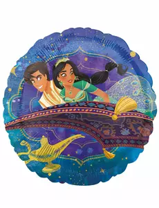 Aladdin dobbeltsidig folieballong 43 cm