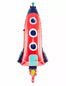 Rocket foil balloon 44 x 115 cm