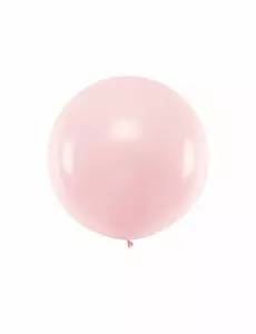 Kjempestor lyserosa lateksballong 1 m