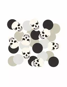 Halloween-skjelettkonfetti 14 g