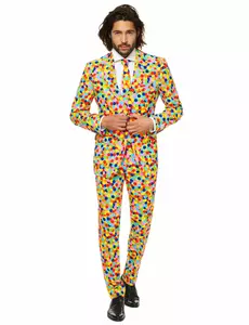 Mr. Confetteroni kostyme for menn Opposuits, Størrelse: Small (EU 44-46)