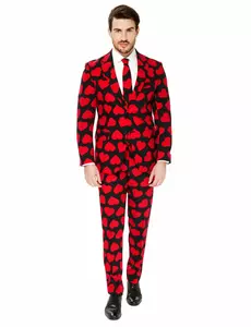 Mr. King of Hearts kostyme til menn fra Opposuits