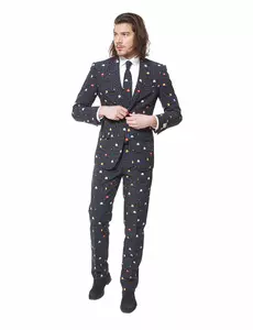 Mr. Pac-Man kostyme for menn, Størrelse: Small (EU 44-46)