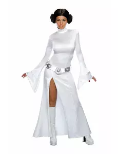 Sexy Prinsesse Leia Star Wars-kostyme for kvinner, Størrelse: X-Small
