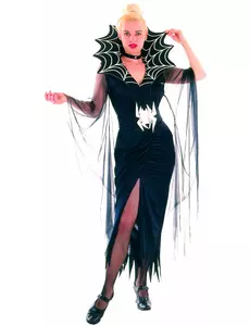 Halloween-edderkoppheksekostyme til kvinner
