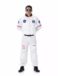 Astronautkostyme for menn, Størrelse: Medium