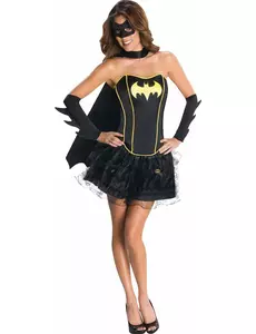 Sexy Batgirl-kostyme til kvinner, Størrelse: Medium