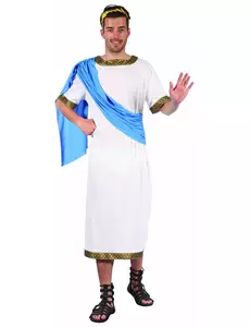 Blue Greek god costume for men