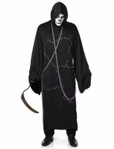 Lenket Reaper-kostyme for menn, Størrelse: Medium