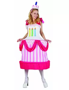Bursdagskakekostyme for kvinner