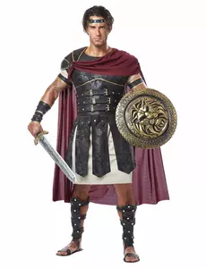 Romersk gladiatorkostyme for menn, Størrelse: X-Large