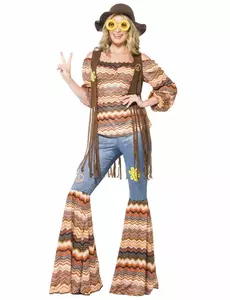 Hippie harmonikostyme for kvinner