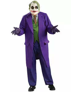 Deluxe Joker Dark Knight kostyme for voksne, Størrelse: X-Large