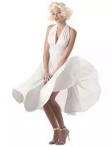 Sexy Marilyn-kostyme for kvinner, Størrelse: X-Large (44/46)