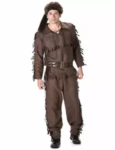 Trapperkostyme for menn, Størrelse: Medium