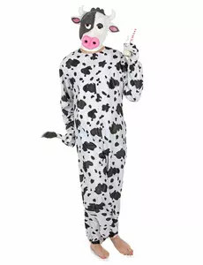 Kukostyme med maske for voksne