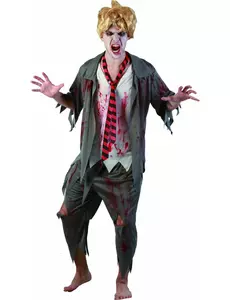 Zombie-studentkostyme til menn