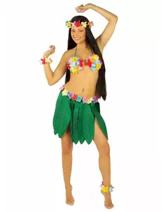 Voksen hawaiisk bananbladskjørt