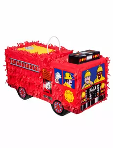 Brannbilpiñata 43 x 24 cm