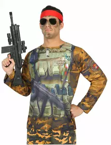 Militær t-skjorte for menn