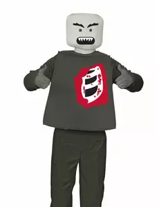 Halloween Zombie Block Figure-kostyme