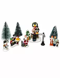 Julelandsby, santons, julenissekor