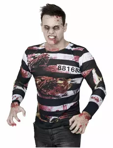 Halloween-T-skjorte med zombiemotiv