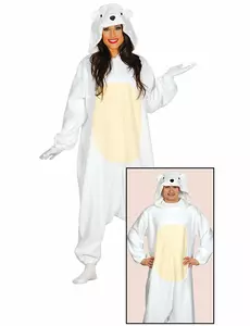 Isbjørnjumpsuit til dame, Størrelse: Medium
