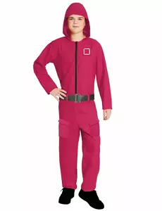 Rosa keeperjumpsuit til tenåringer