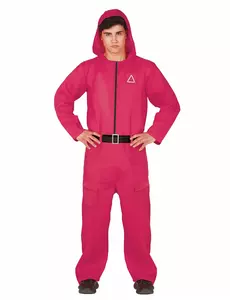 Rosa keeperjumpsuit til menn, Størrelse: M(48-50)